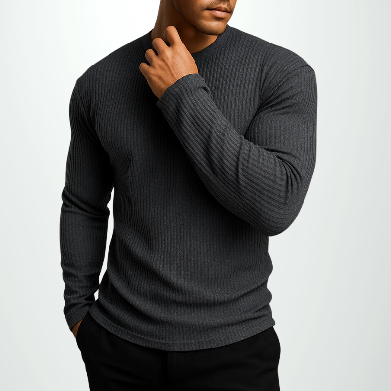Hefner Rib-Knit Sweater