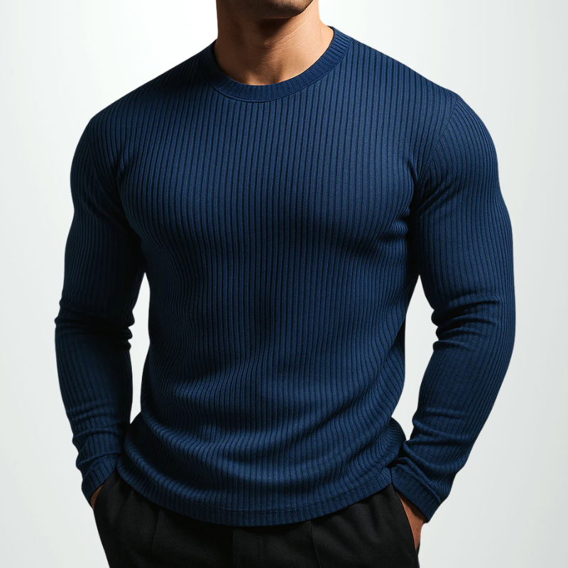 Hefner Rib-Knit Sweater