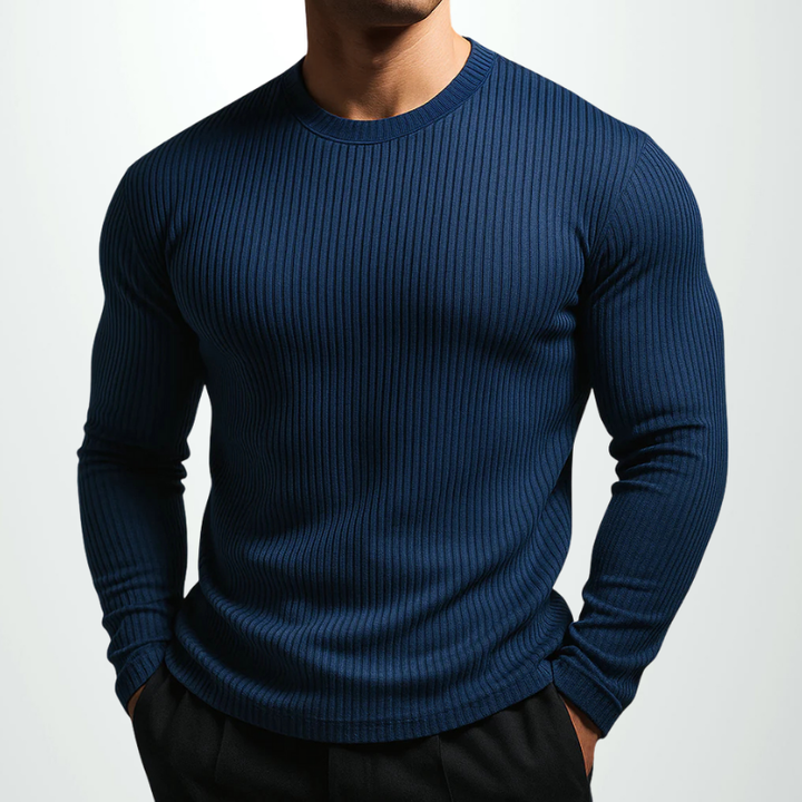 Hefner Rib-Knit Sweater